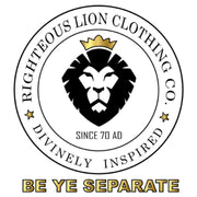 White Righteous Lion Logo Tee